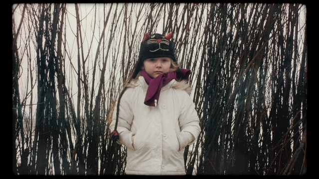 Video Reference: winter, girl, tree, snow, freezing, fun, darkness, black hair, plant, smile, Person