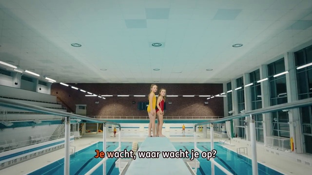 Video Reference: Leisure centre, Swimming pool, Leisure, Diving, Fun, Swimming, Recreation, Room, Ceiling, Building