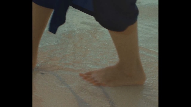Video Reference: photograph, foot, leg, footwear, human leg, barefoot, toe, floor, thigh, shoe