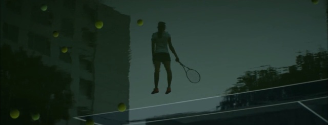 Video Reference: green, black, ecosystem, nature, sky, yellow, atmosphere, mode of transport, light, darkness, Person