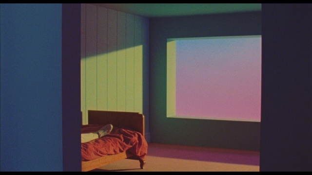 Video Reference: Purple, Violet, Room, Wall, Interior design, Furniture, Art, Modern art, Pink, Architecture