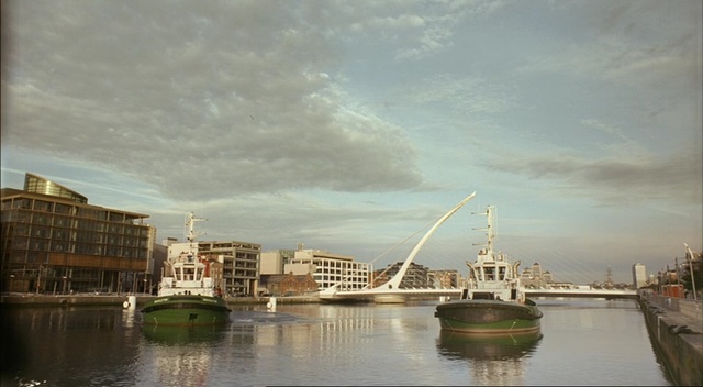 Video Reference: waterway, sky, water, reflection, cloud, river, cityscape, city, skyline, bridge