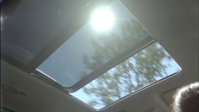 Video Reference: Light, Daylighting, Lighting, Ceiling, Window, Automotive exterior, Automotive window part, Vehicle, Sunroof, Glass