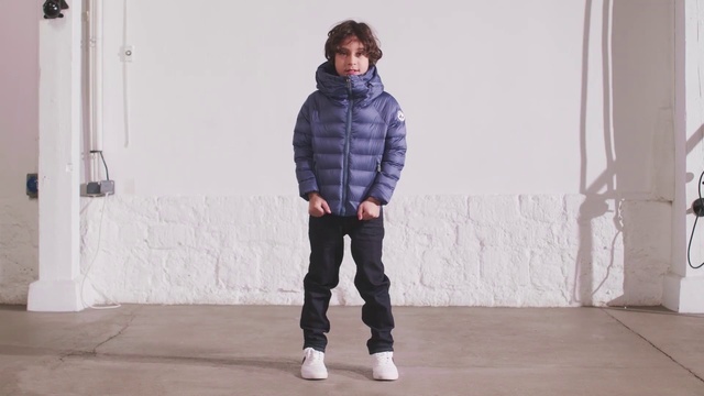 Video Reference: Clothing, Denim, Outerwear, Jeans, Fashion, Standing, Jacket, Footwear, Hood, Street fashion