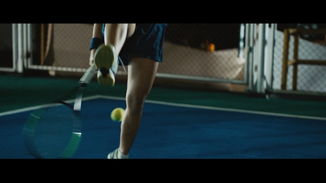 Video Reference: sport venue, blue, indoor games and sports, green, player, games, sports, racquet sport, leisure, day