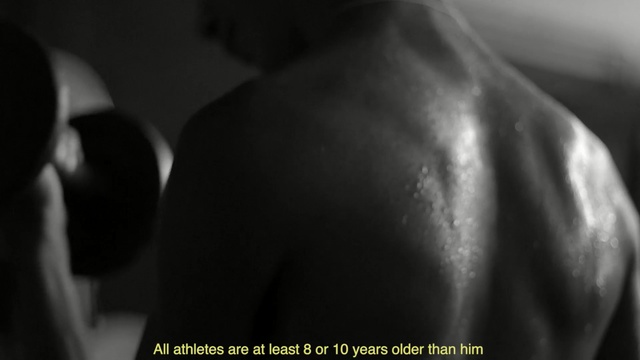 Video Reference: black, white, man, photograph, black and white, monochrome photography, back, muscle, photography, close up