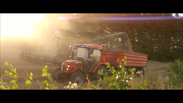 Video Reference: Field, Vehicle, Farm, Mode of transport, Agricultural machinery, Rural area, Tractor, Agriculture, Harvest, Grass