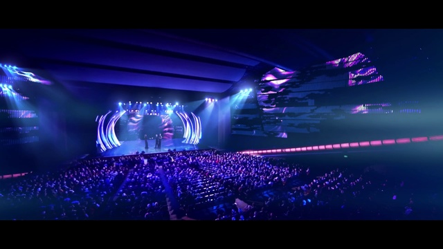 Video Reference: Performance, Entertainment, Stage, Purple, Violet, Visual effect lighting, Light, Lighting, Performing arts, Concert