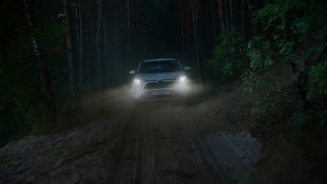 Video Reference: Vehicle, Atmospheric phenomenon, Car, Automotive lighting, World rally championship, Darkness, Rallying, Atmosphere, Automotive design, Headlamp