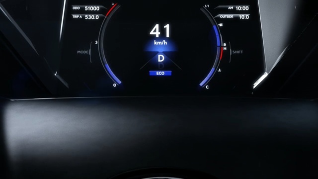 Video Reference: Vehicle, Car, Speedometer, Mid-size car, Auto part, Lexus, Odometer, Honda, Tachometer