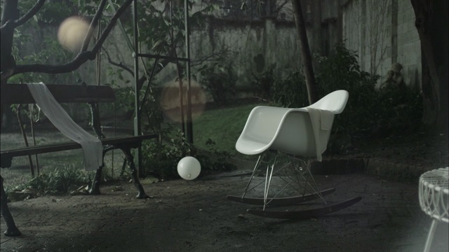 Video Reference: Chair, Furniture, Table, Still life photography, Tree, Photography, Black-and-white, Style, Forest, Person