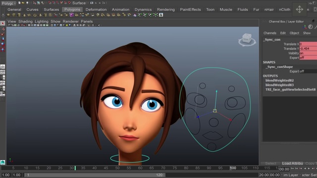 Video Reference: Face, Head, Animation, Graphics software, Text, Skin, Nose, Multimedia software, Screenshot, Eye