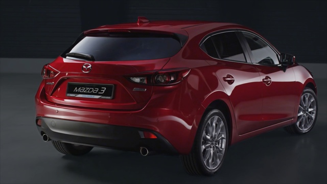 Video Reference: Land vehicle, Vehicle, Car, Mazda, Automotive design, Motor vehicle, Mid-size car, Hot hatch, Automotive exterior, Bumper