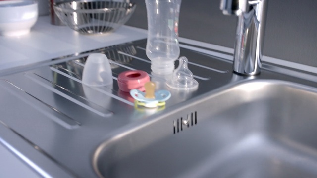 Video Reference: sink, countertop, tap, product, plumbing fixture, small appliance, product