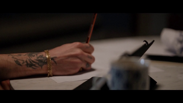 Video Reference: Hand, Arm, Calligraphy, Tattoo, Design, Finger, Art, Writing instrument accessory