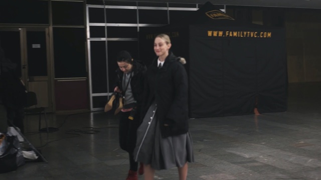 Video Reference: event, fashion, darkness, suit, fun, night, Person