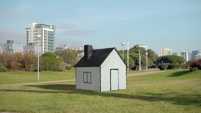 Video Reference: Property, House, Grass, Land lot, Residential area, Home, Real estate, Architecture, Roof, Building