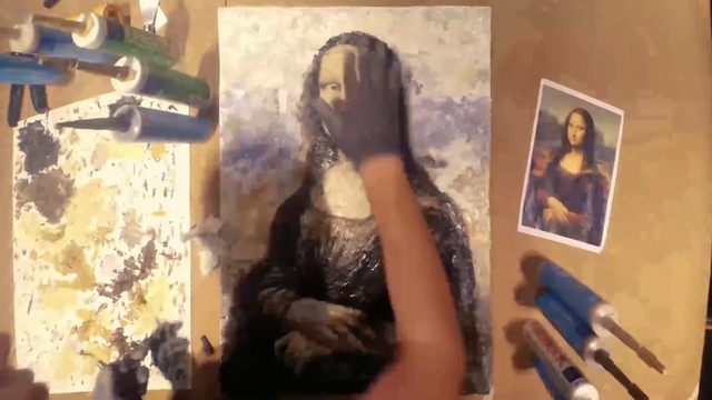 Video Reference: Painting, Art, Photography, Long hair, Portrait, Visual arts, Fun, Modern art, Temple, Selfie