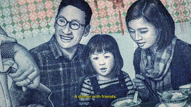 Video Reference: People, Illustration, Drawing, Child, Font, Art, Photography, Family, Black-and-white, Smile