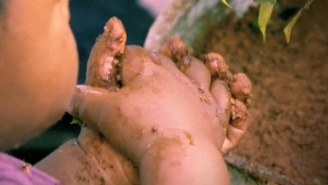 Video Reference: Soil, Flesh, Root vegetable, Person