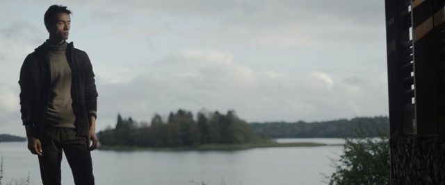 Video Reference: sky, standing, outerwear, water, winter, gentleman