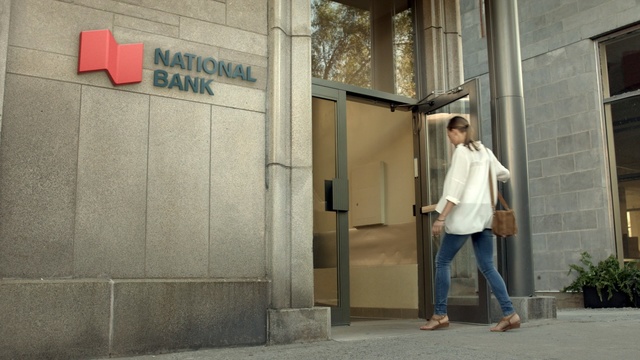 Video Reference: infrastructure, urban area, standing, wall, road, street, window, building, door, city, Person