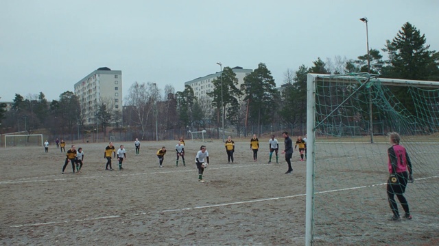 Video Reference: Team sport, Player, Sports, Soccer, Net, Competition event, Ball game, Goal, Team, Leisure, Person