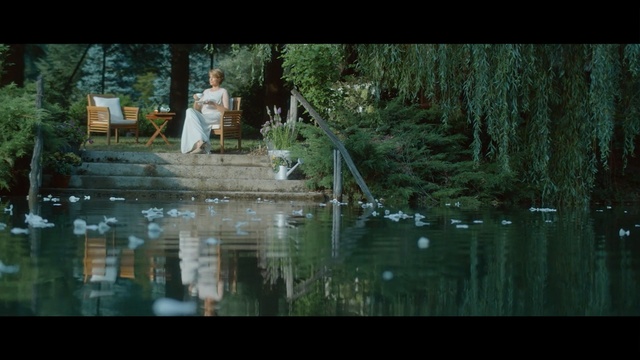 Video Reference: reflection, water, green, nature, bayou, body of water, tree, wetland, swamp, plant, Person