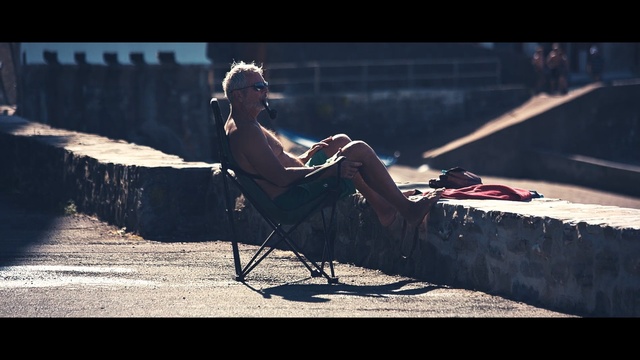 Video Reference: Sitting, Water, Human, Photography, Human body, Leg, Tree, Sunlight