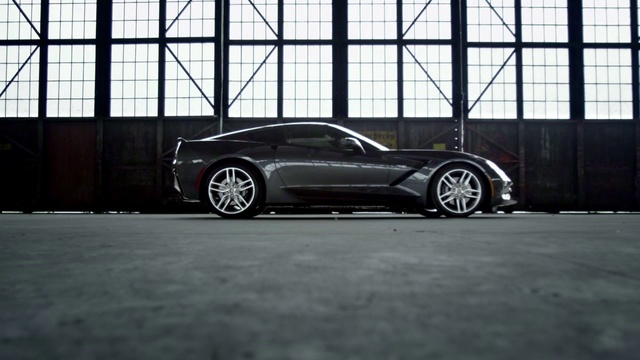 Video Reference: Land vehicle, Vehicle, Car, Automotive design, Sports car, Supercar, Alloy wheel, Wheel, Rim, Corvette stingray, Person