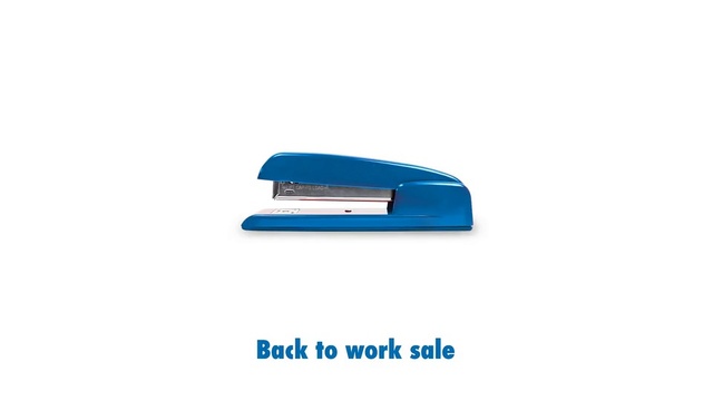 Video Reference: Turquoise, Stapler, Office instrument, Turquoise, Office supplies