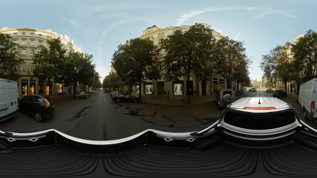 Video Reference: Asphalt, Panorama, Road, Reflection, Mode of transport, Town, Sky, Photography, Tree, Street