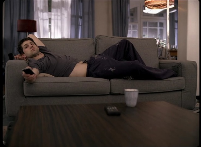 Video Reference: Couch, Furniture, Room, Living room, Sofa bed, Interior design, Lighting, Floor, Comfort, Flooring