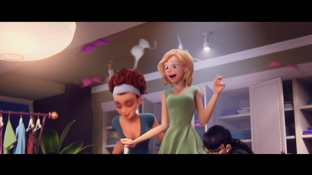 Video Reference: purple, snapshot, fun, screenshot, event, girl, scene, Person
