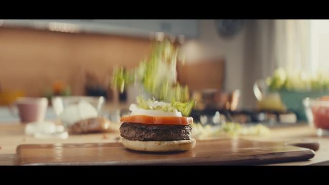 Video Reference: Food, Dish, Cuisine, Hamburger, Ingredient, Finger food, appetizer, Cheeseburger, Breakfast sandwich, À la carte food