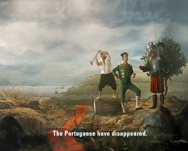 Video Reference: sky, tree, screenshot, tourism, photomontage, mountain, landscape, computer wallpaper, Person