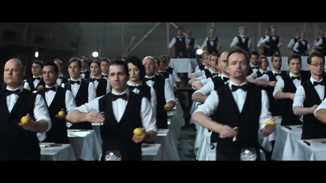 Video Reference: social group, musician, musical ensemble, choir, crowd, orchestra, uniform, formal wear, suit, official, Person