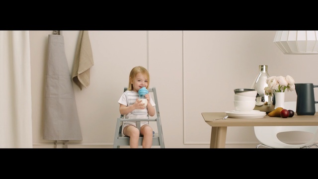 Video Reference: Photograph, White, Child, Snapshot, Sitting, Toddler, Room, Photography, Table, Furniture, Person