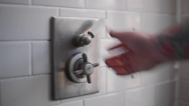 Video Reference: Door handle, Lock, Plumbing fixture, Dead bolt, Hardware accessory, Tile