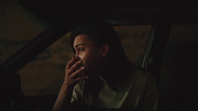 Video Reference: Black, Face, Nose, Light, Beauty, Head, Darkness, Eye, Human, Mouth