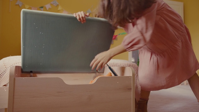 Video Reference: Blackboard, Child, Table, Hand, Wood, Furniture, Play