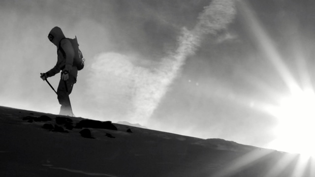 Video Reference: sky, cloud, white, black, photograph, black and white, atmosphere, monochrome photography, extreme sport, photography