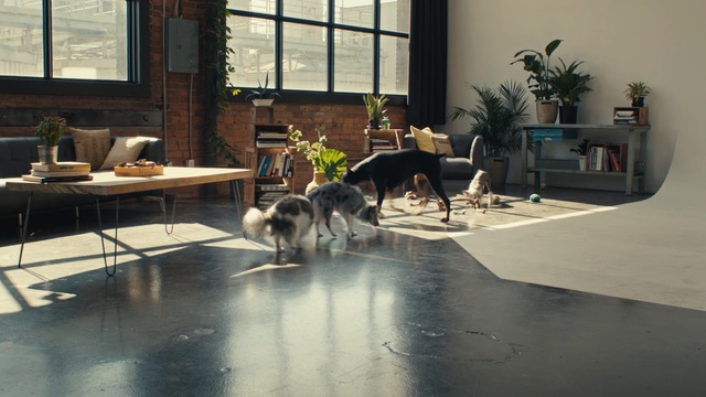 Video Reference: sled dog, dog, malamute, canine, domestic animal