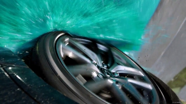 Video Reference: Wheel, Green, Tire, Automotive tire, Alloy wheel, Rim, Auto part, Automotive design, Automotive wheel system, Water