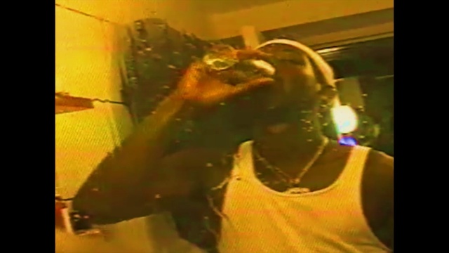 Video Reference: Yellow, Singing, Fun, Snapshot, Music, Arm, Cool, Human, Gas mask, Headgear