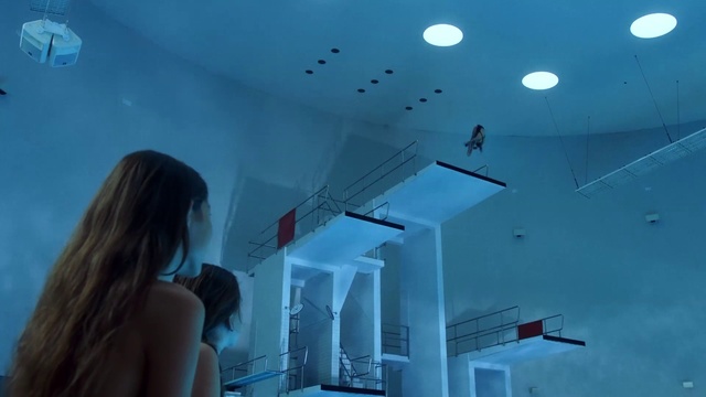 Video Reference: Blue, Sky, Light, Water, Ceiling, Architecture, Design, Fun, Photography, Illustration