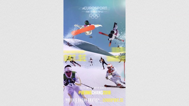 Video Reference: Skier, Recreation, Sports equipment, Advertising, Ski, Extreme sport, Sports, Ski Equipment, Competition event, Nordic combined