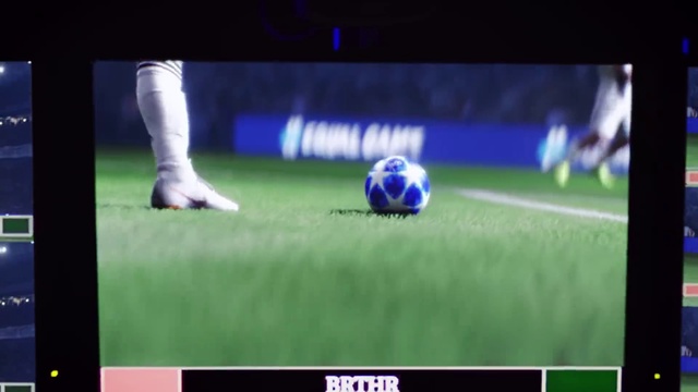 Video Reference: Sports equipment, Football, Soccer ball, Ball game, Player, Sport venue, Ball, Football player, Grass, Team sport