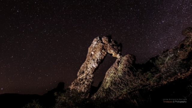 Video Reference: sky, night, atmosphere, star, darkness, rock, astronomical object, earth, space, outer space