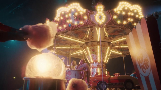 Video Reference: Amusement ride, Amusement park, Stage, Fun, Performance, Event, Public event, Fair, Festival, Rock concert